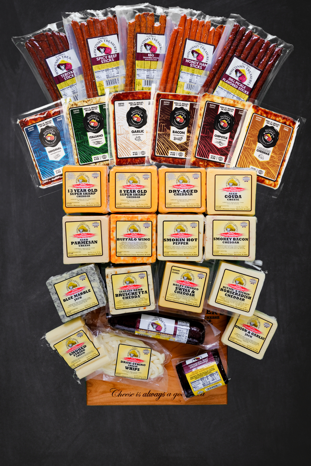 Just About Everything Package *NEW* - Gardners Wisconsin Cheese and Sausage