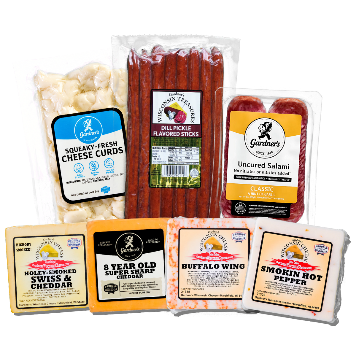 Gameday Package - Gardners Wisconsin Cheese and Sausage