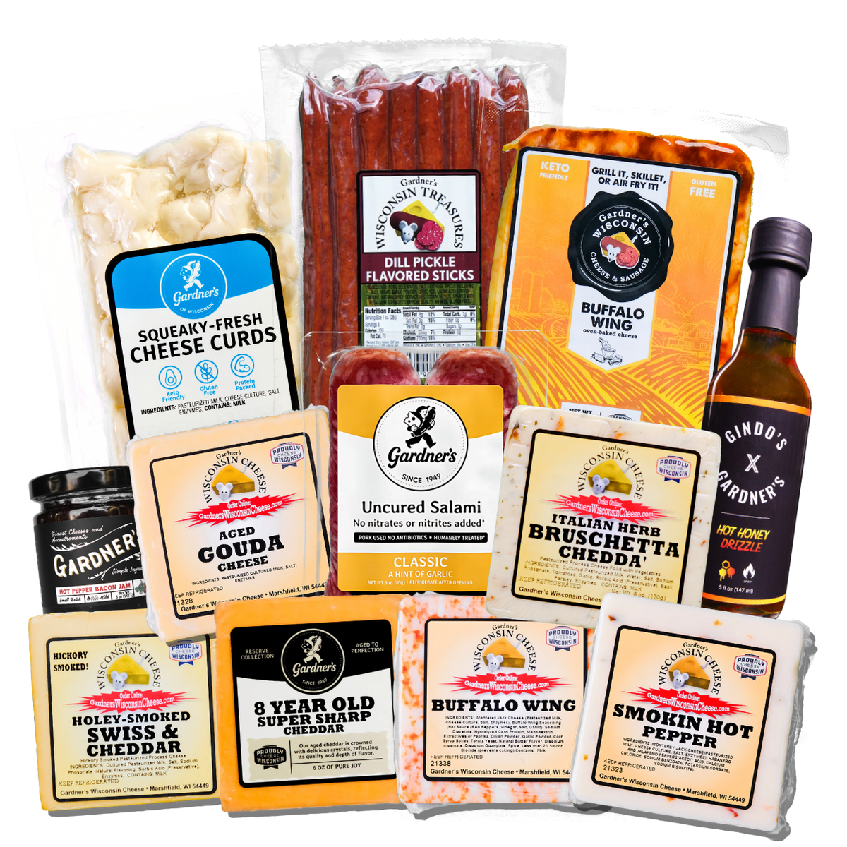 Gameday Deluxe Package - Gardners Wisconsin Cheese and Sausage