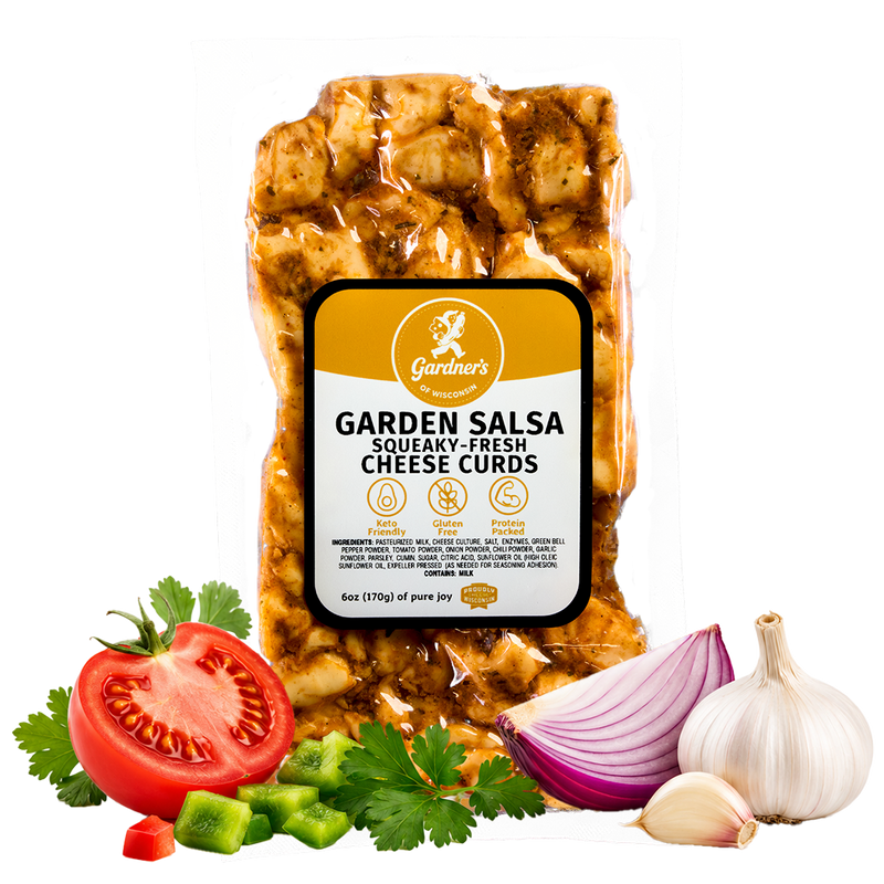 Garden Salsa Squeaky Cheese Curds - Gardners Wisconsin Cheese and Sausage
