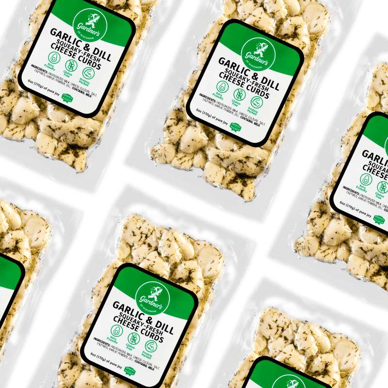 Garlic & Dill Flavored Cheese Curds - Gardners Wisconsin Cheese and Sausage