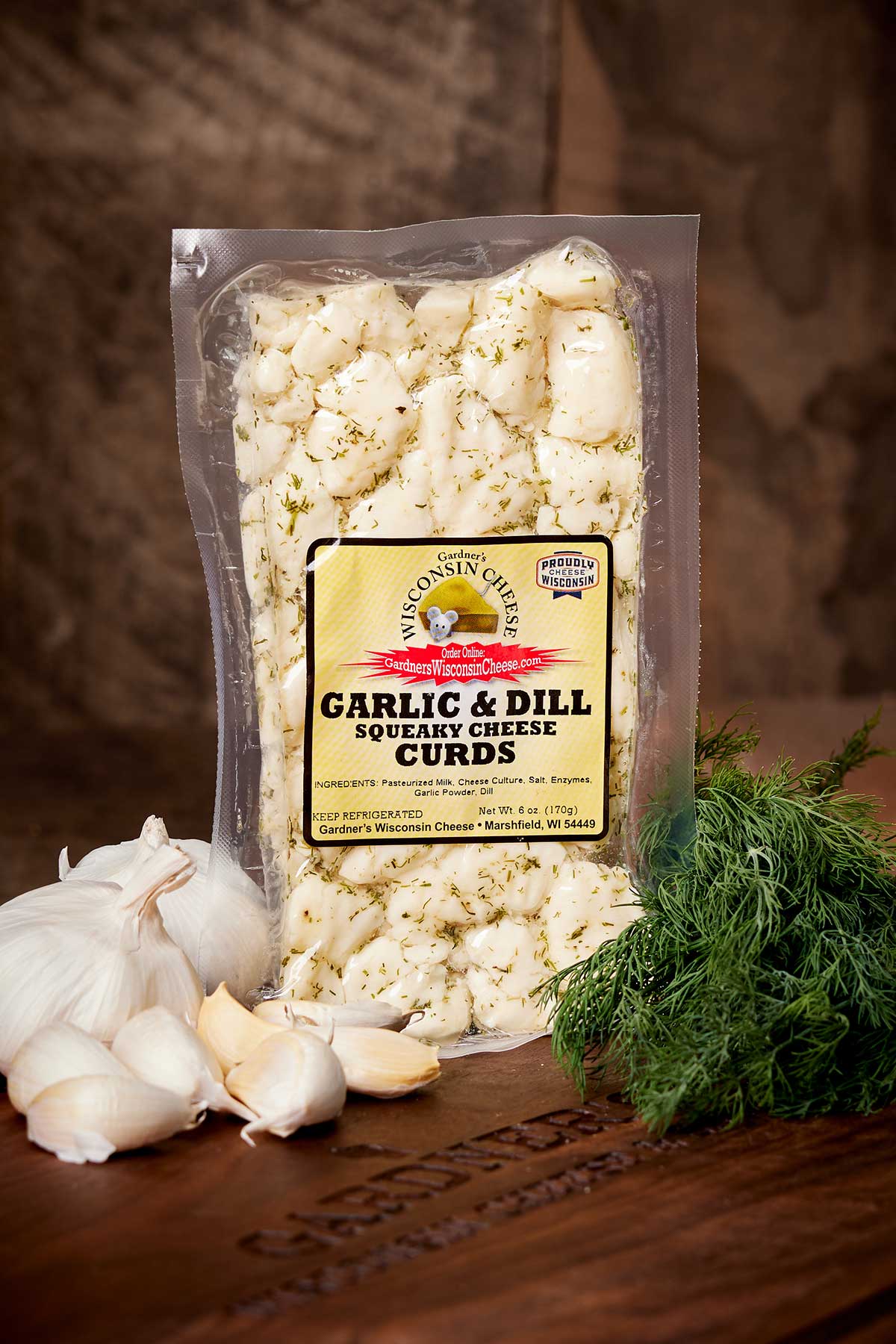 Garlic & Dill Flavored Cheese Curds - Gardners Wisconsin Cheese and Sausage