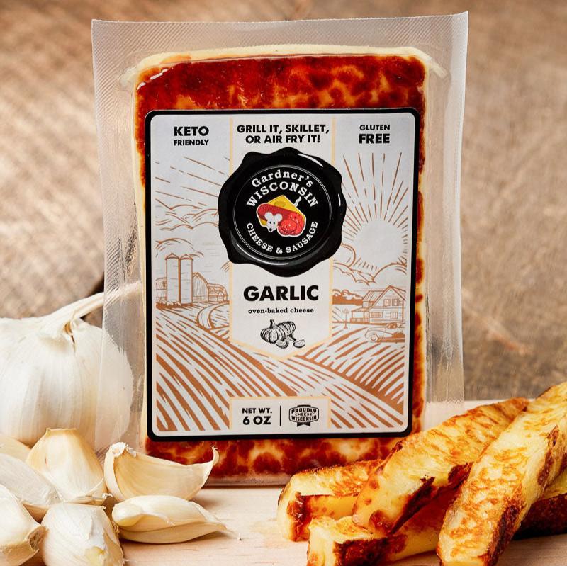 Garlic Oven-Baked Cheese - Gardners Wisconsin Cheese and Sausage