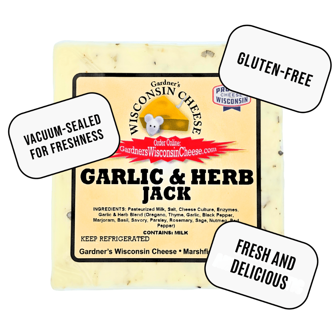 Free Garlic & Herb Jack *NEW* - Gardners Wisconsin Cheese and Sausage