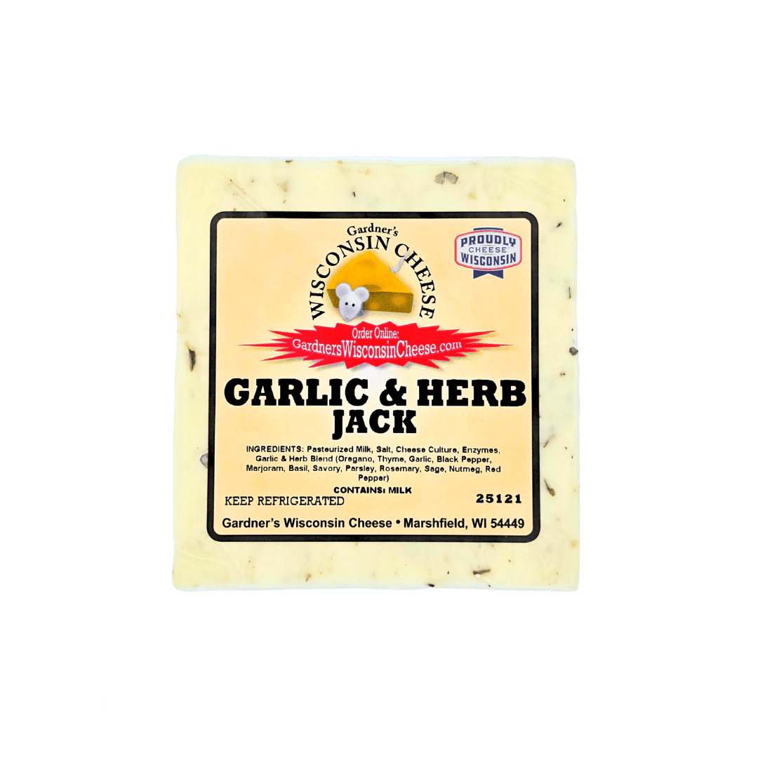 Free Garlic & Herb Jack *NEW* - Gardners Wisconsin Cheese and Sausage