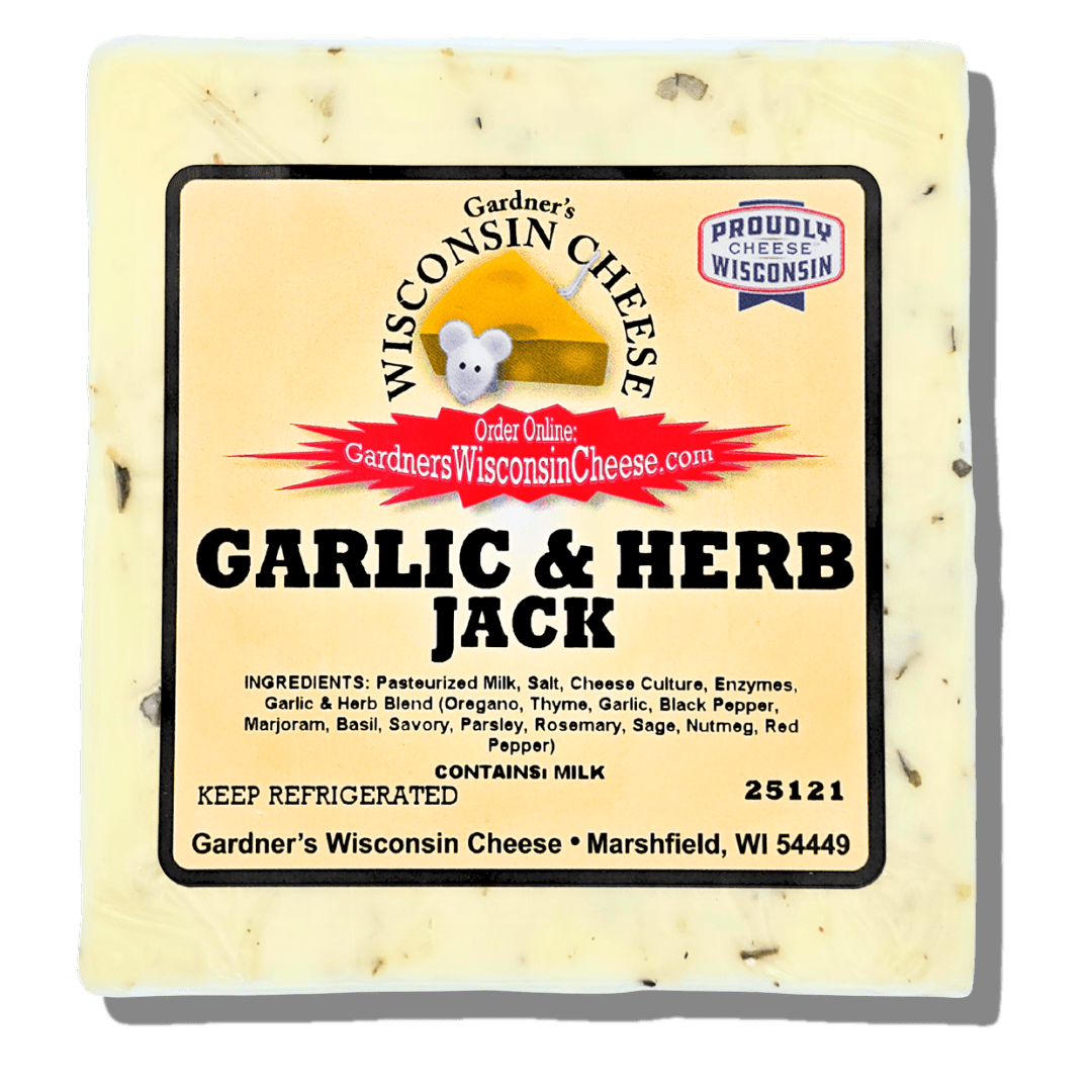 Free Garlic & Herb Jack *NEW* - Gardners Wisconsin Cheese and Sausage