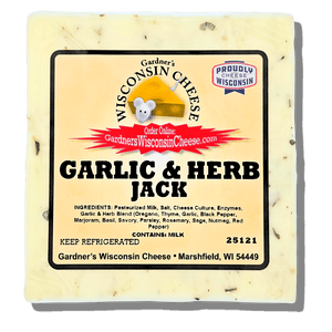 Free Garlic & Herb Jack *NEW* - Gardners Wisconsin Cheese and Sausage