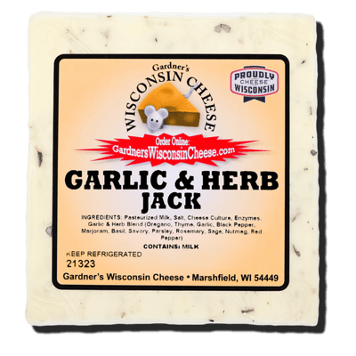 Garlic & Herb Jack *NEW* - Gardners Wisconsin Cheese and Sausage