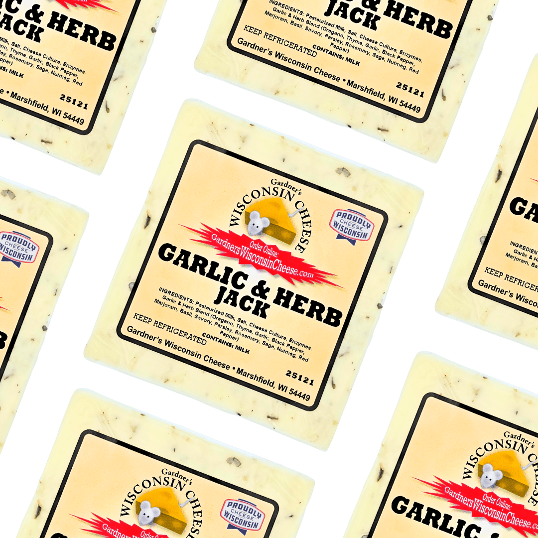 Free Garlic & Herb Jack *NEW* - Gardners Wisconsin Cheese and Sausage