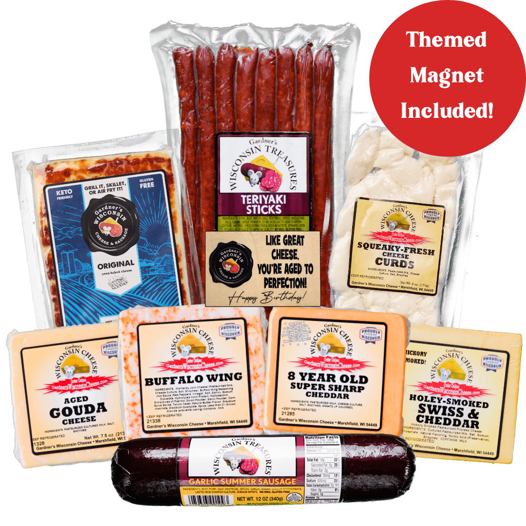 Happy Birthday Gift Package *NEW* - Gardners Wisconsin Cheese and Sausage