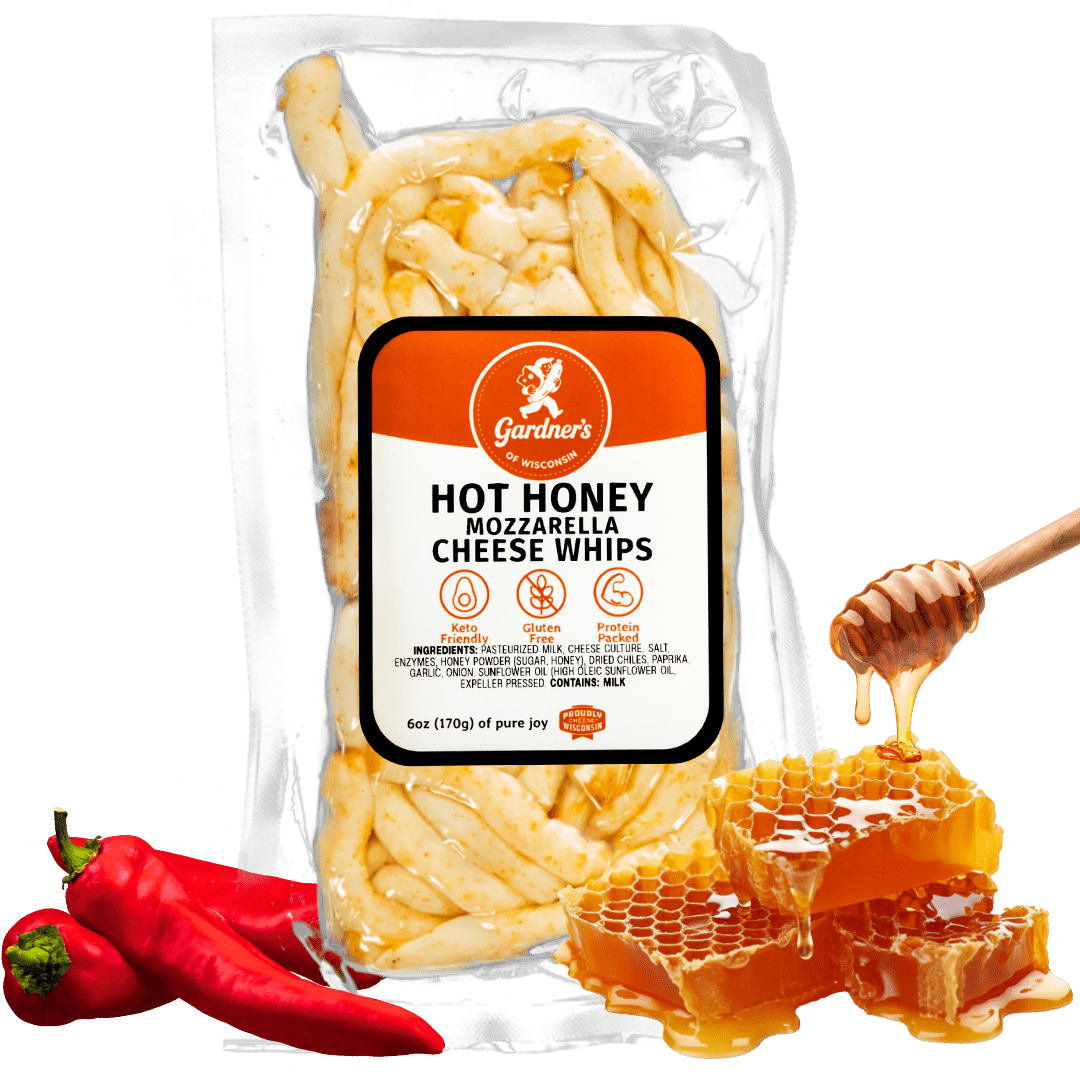 Hot Honey Cheese Whips *LIMITED EDITION* - Gardners Wisconsin Cheese and Sausage