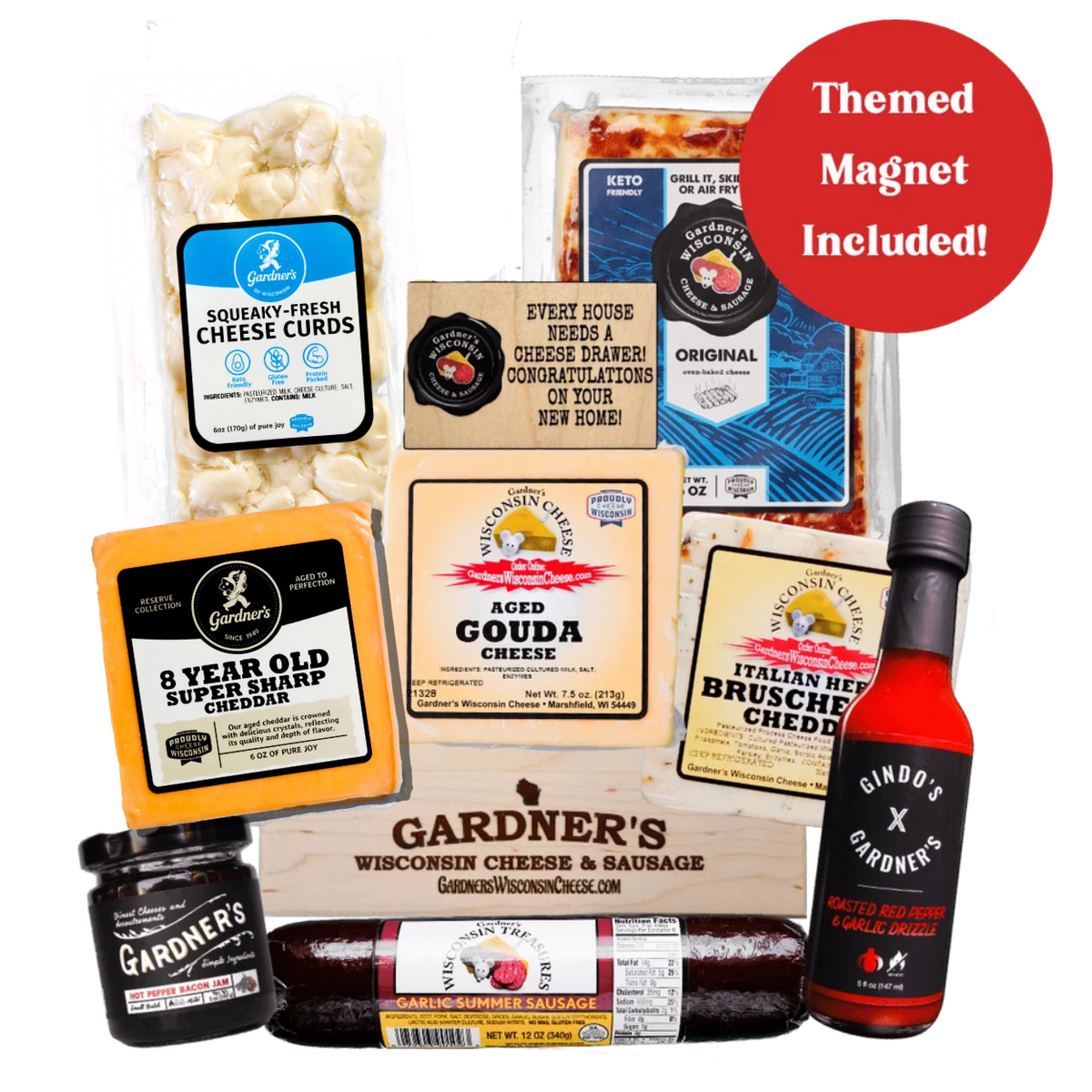Housewarming Gift Package *NEW* - Gardners Wisconsin Cheese and Sausage