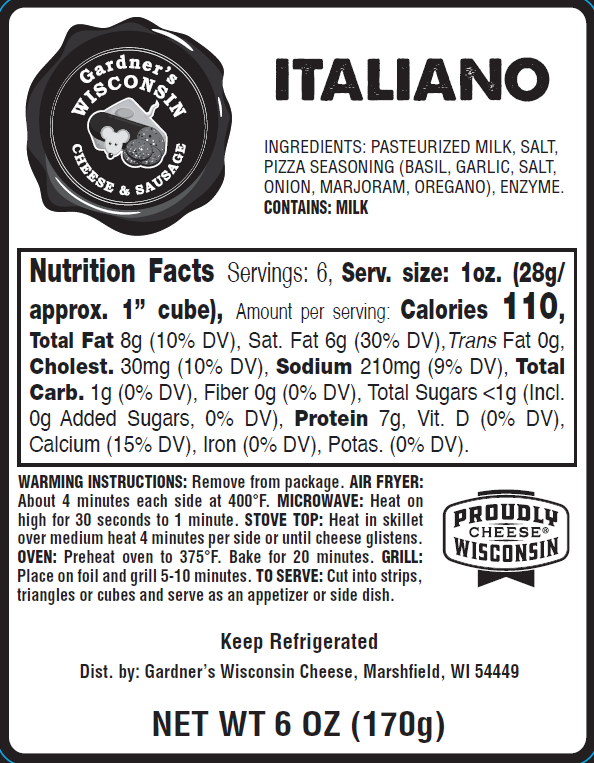 Gardner's Wisconsin Cheese and Sausage Artisan Cheeses and Meats– Gardners Wisconsin Cheese and Sausage