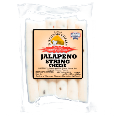 Jalapeno String Cheese *LIMITED EDITION* - Gardners Wisconsin Cheese and Sausage
