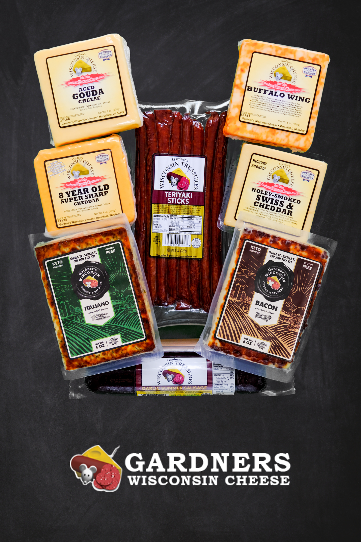 The Just Because Package - Gardners Wisconsin Cheese and Sausage