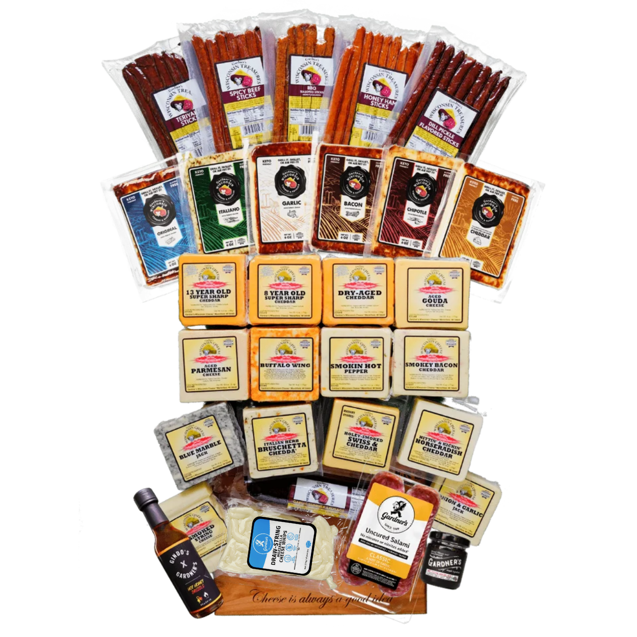 Just About Everything Package - Gardners Wisconsin Cheese and Sausage
