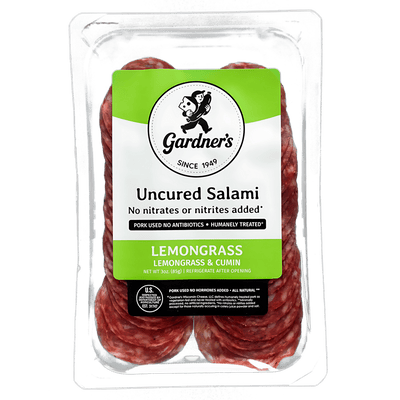 Lemongrass Sliced Salami *NEW* - Gardners Wisconsin Cheese and Sausage