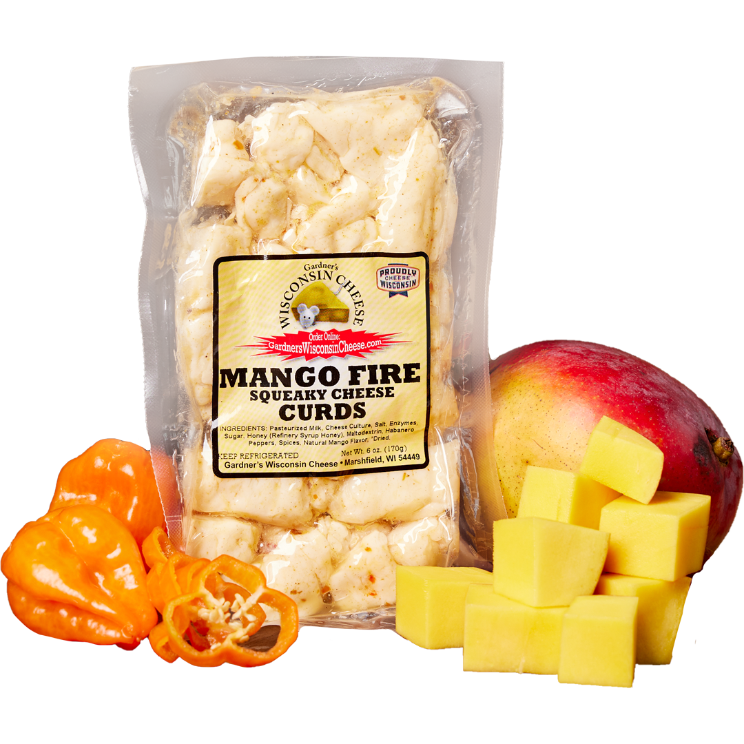 Mango Fire Flavored Cheese Curds *LIMITED EDITION* - Gardners Wisconsin Cheese and Sausage