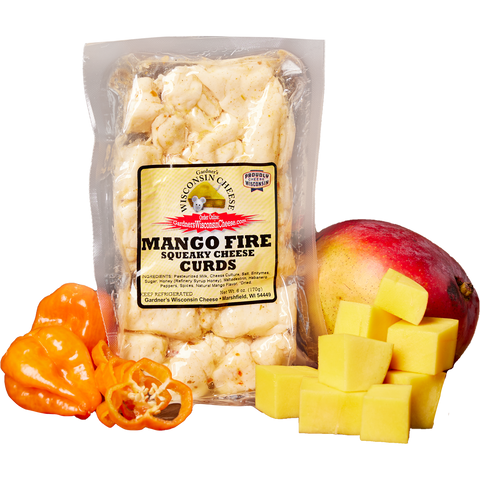 Mango Fire Flavored Cheese Curds *LIMITED EDITION* - Gardners Wisconsin Cheese and Sausage