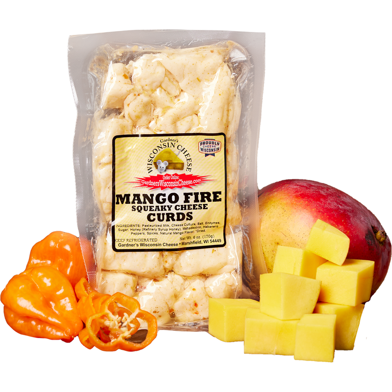 Mango Fire Flavored Cheese Curds *LIMITED EDITION* - Gardners Wisconsin Cheese and Sausage