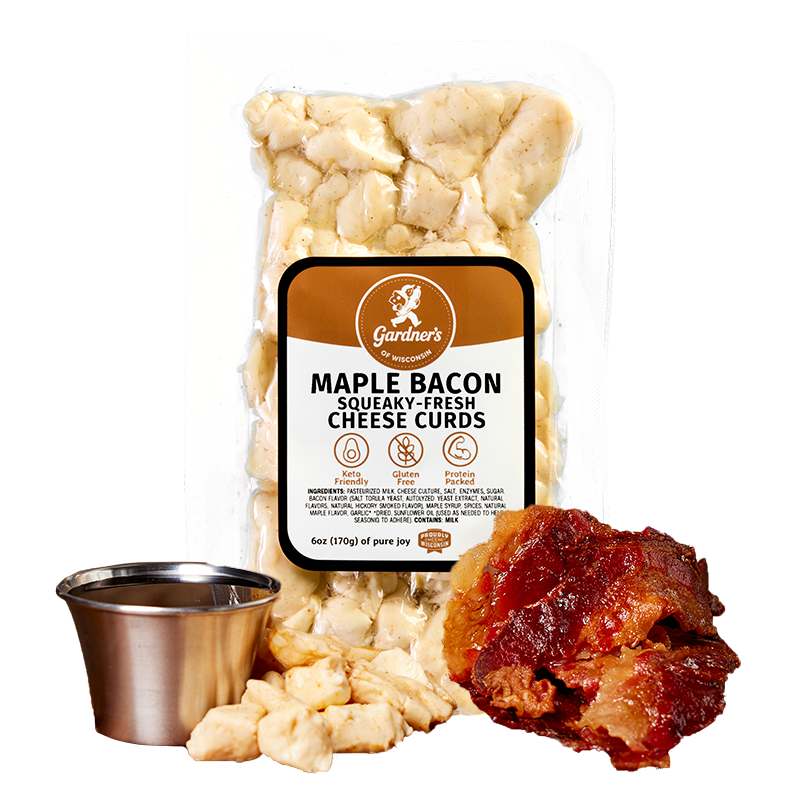 Maple Bacon Flavored Cheese Curds
