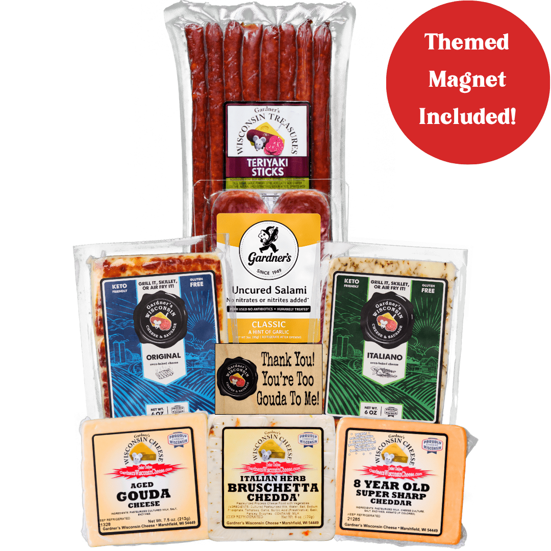 Thank You Gift Package *NEW* - Gardners Wisconsin Cheese and Sausage
