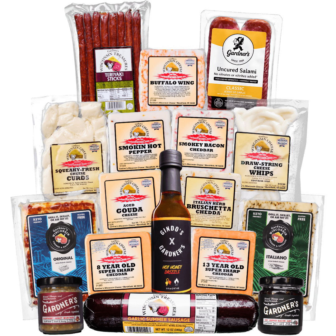 The Wisconsin Party Pack *NEW* - Gardners Wisconsin Cheese and Sausage