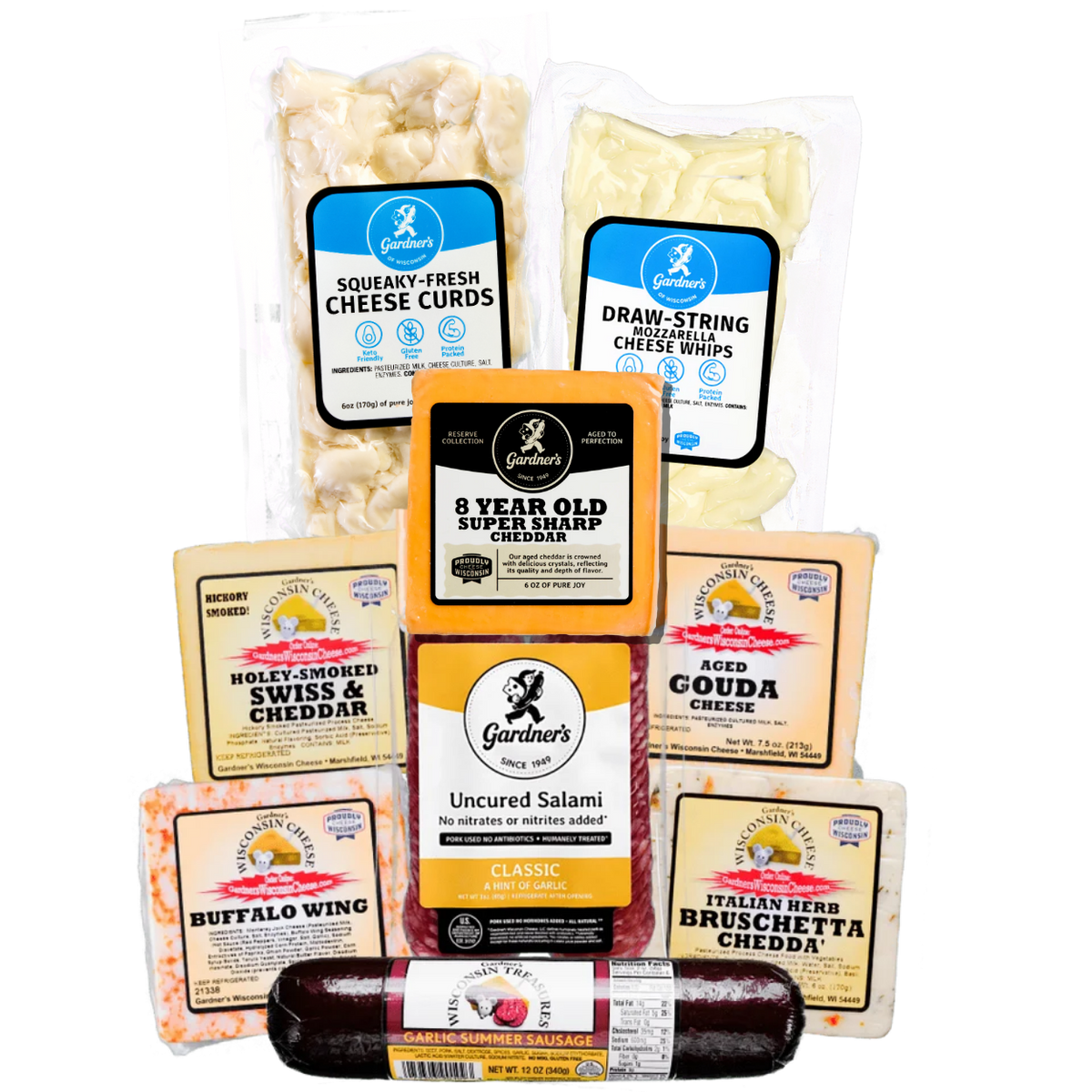 Champions Package - Gardners Wisconsin Cheese and Sausage