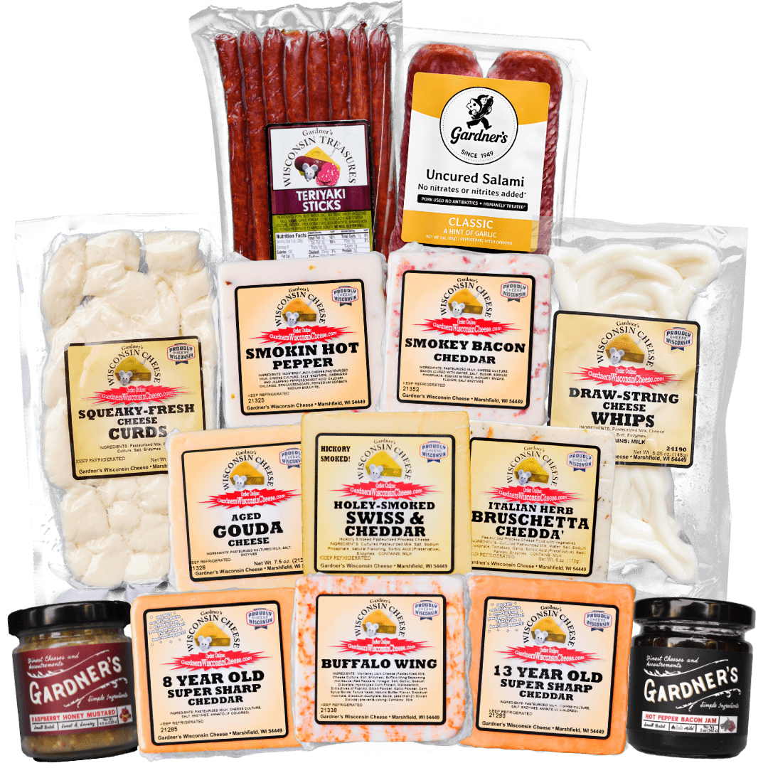 The Charcuterie Deluxe Bundle *NEW* - Gardners Wisconsin Cheese and Sausage
