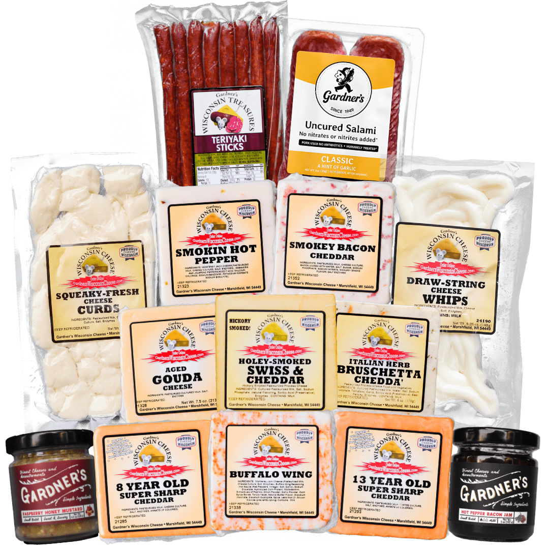 The Charcuterie Deluxe Bundle *NEW* - Gardners Wisconsin Cheese and Sausage