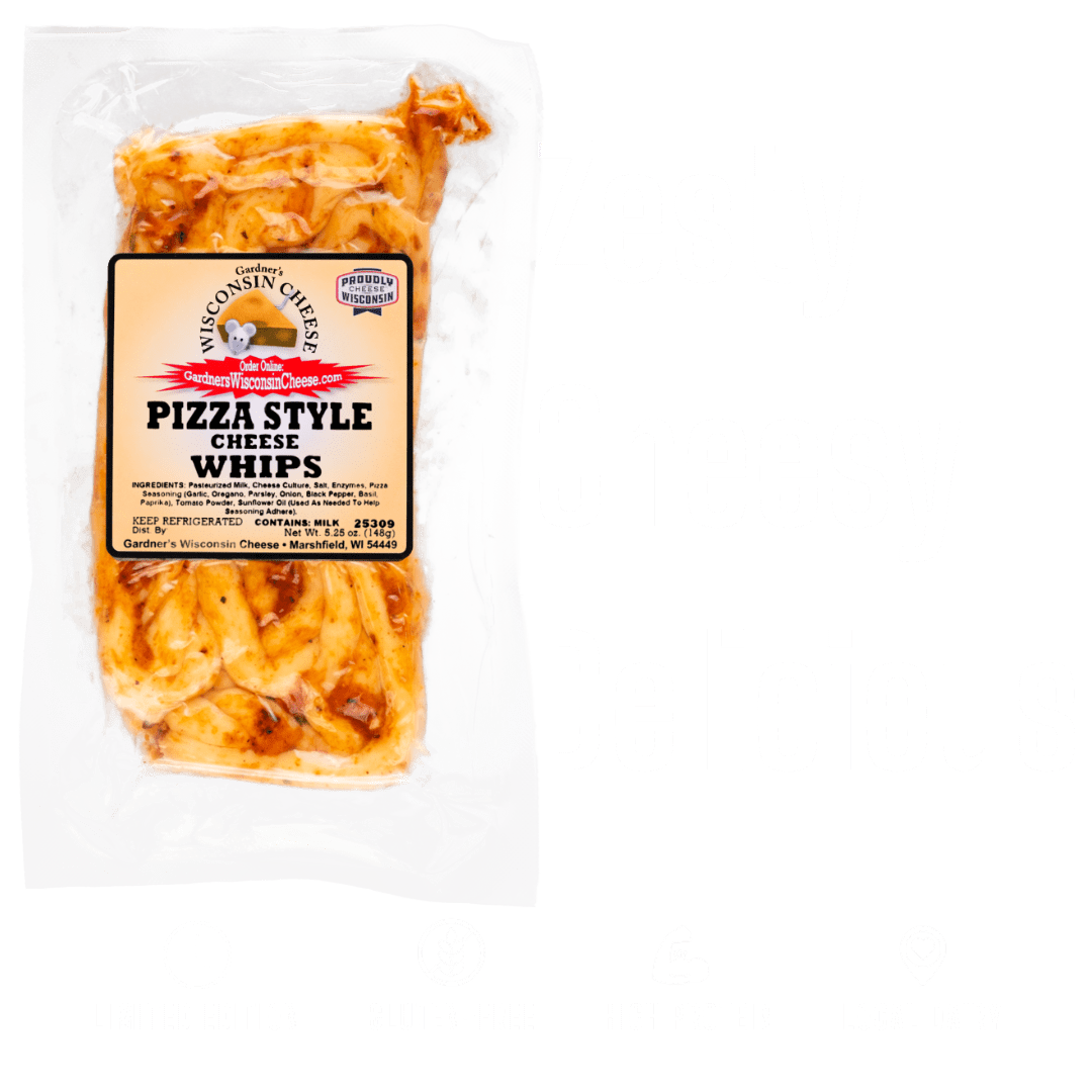 Pizza Style Cheese Whips *LIMITED EDITION* - Gardners Wisconsin Cheese and Sausage