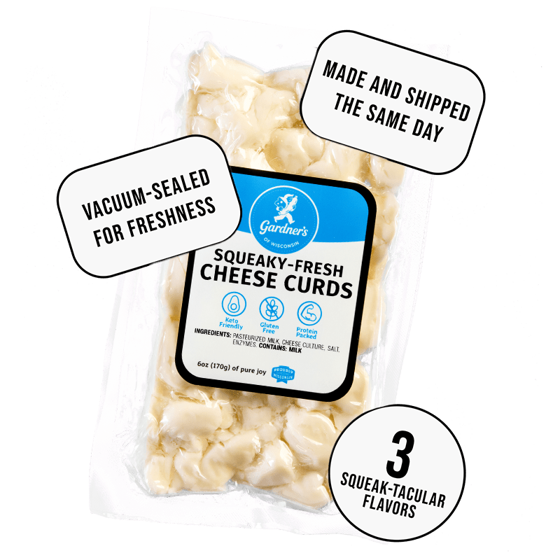Cheese Curds (Squeaky Cheese) - Gardners Wisconsin Cheese and Sausage