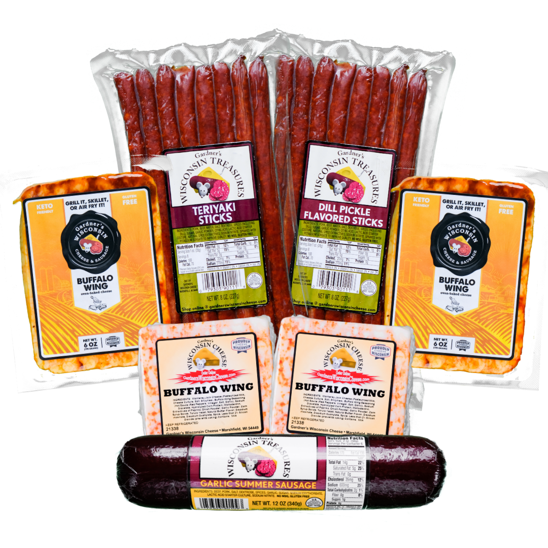 Sausage 'N' Buff Stuff Package - Gardners Wisconsin Cheese and Sausage