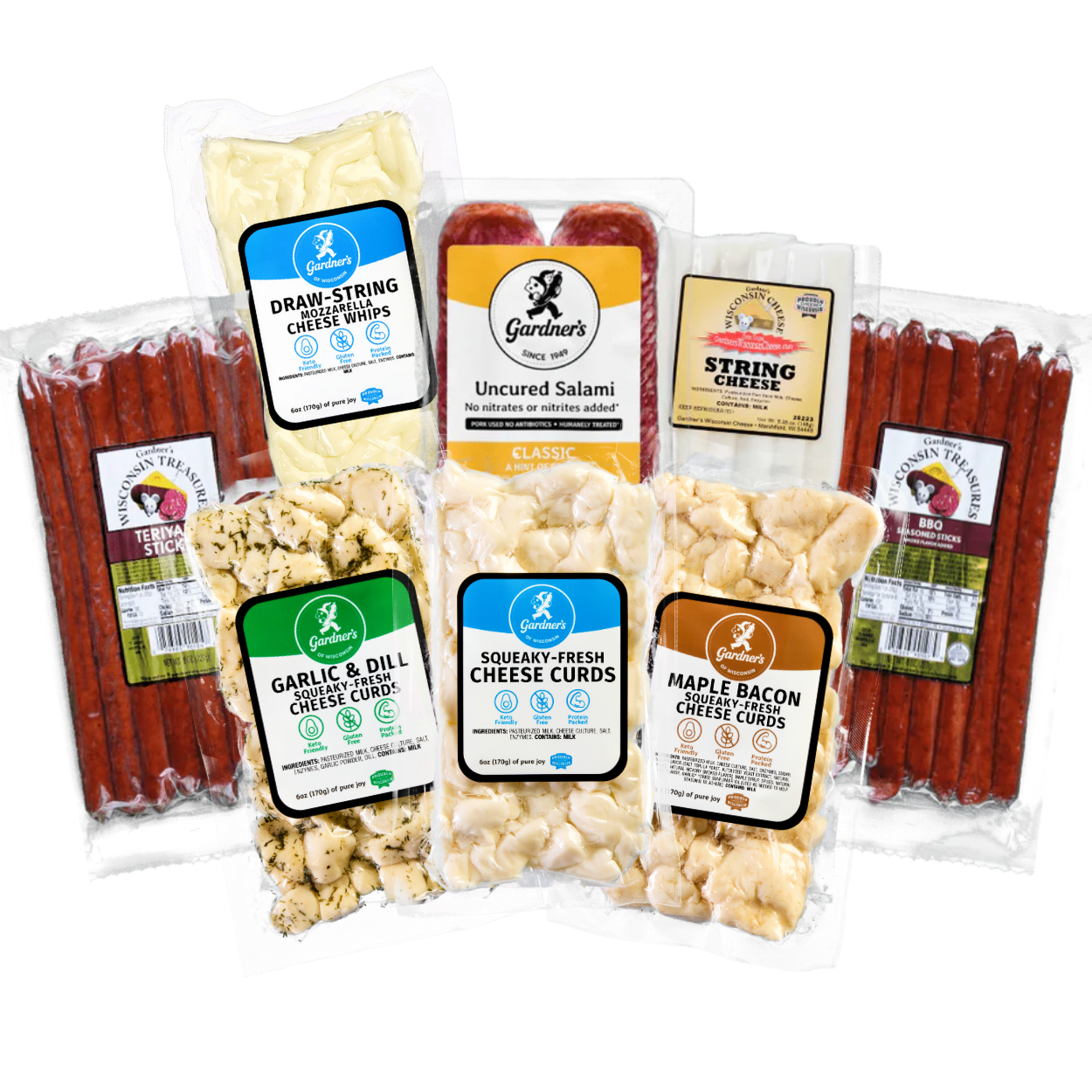 The Snack Pack *NEW* - Gardners Wisconsin Cheese and Sausage