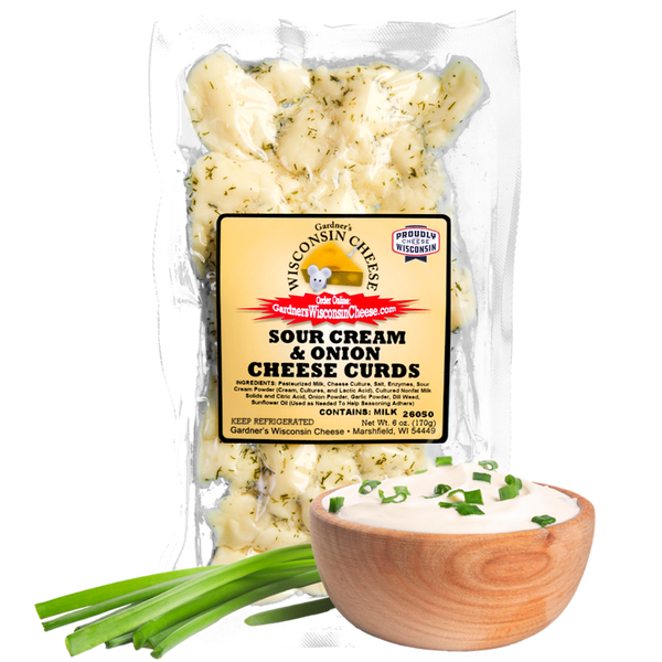 Sour Cream & Onion Cheese Curds *LIMITED EDITION* - Gardners Wisconsin Cheese and Sausage