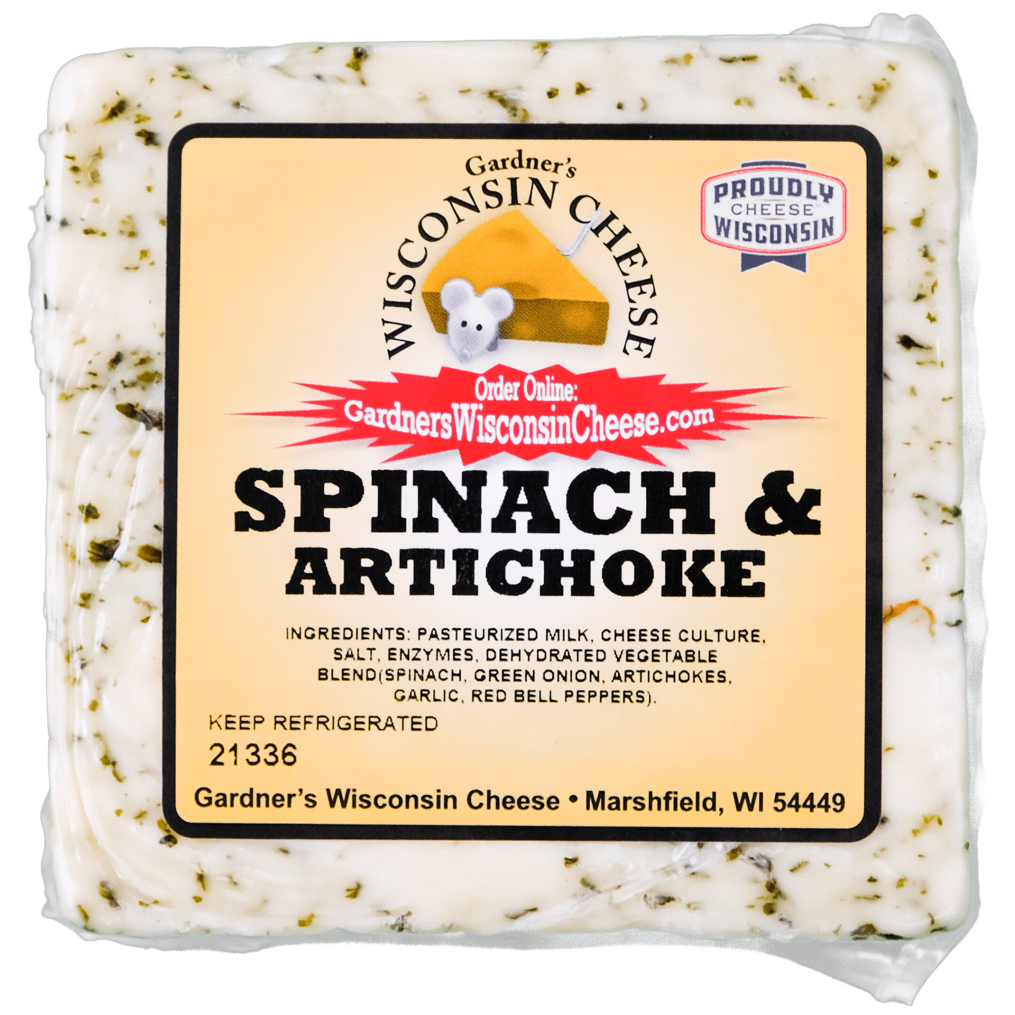 Spinach & Artichoke Jack *Limited Edition* - Gardners Wisconsin Cheese and Sausage