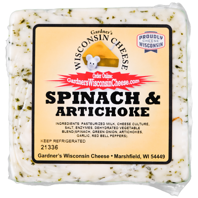 Spinach & Artichoke Jack *Limited Edition* - Gardners Wisconsin Cheese and Sausage
