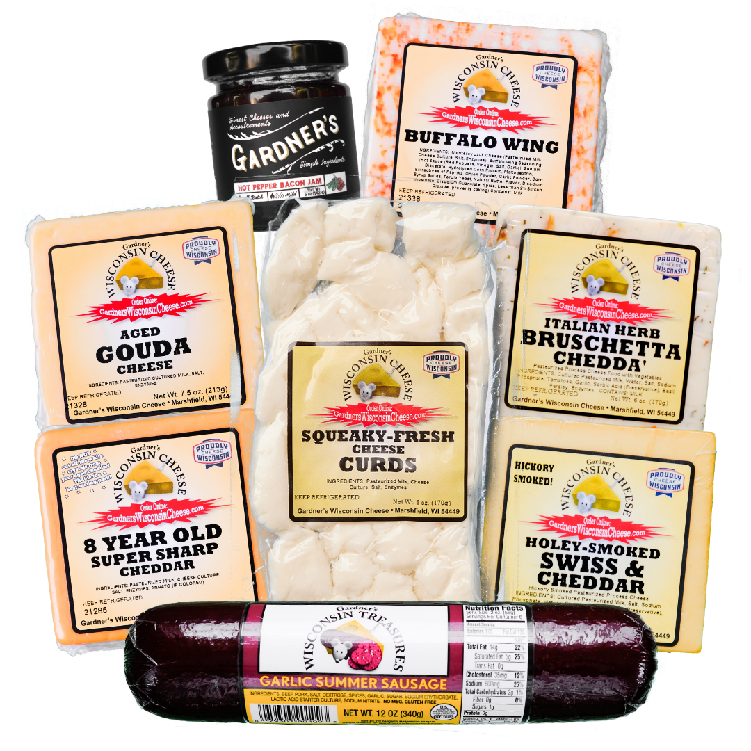 The Charcuterie Essentials Bundle - Gardners Wisconsin Cheese and Sausage