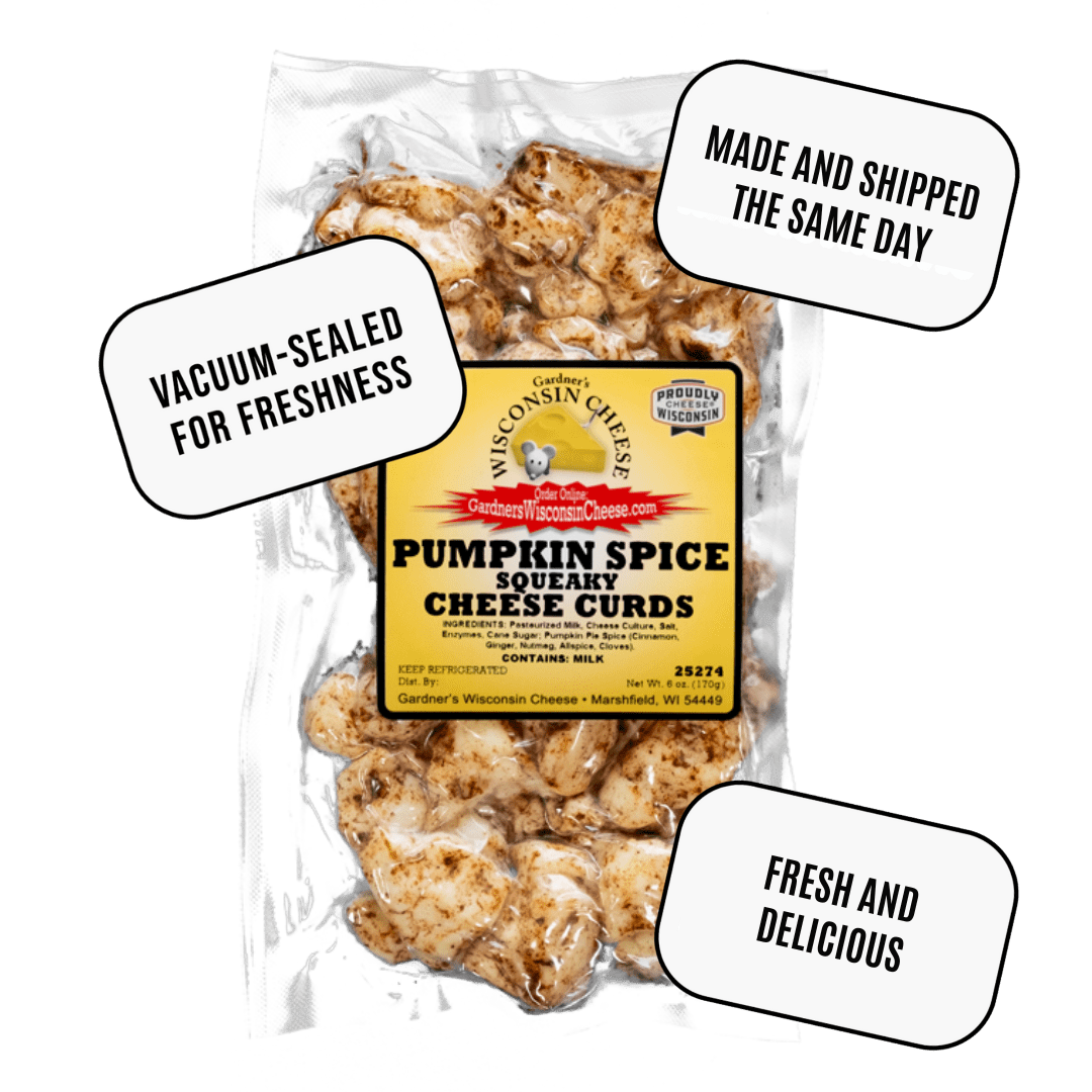 Pumpkin Spice Cheese Curds *LIMITED EDITION* - Gardners Wisconsin Cheese and Sausage