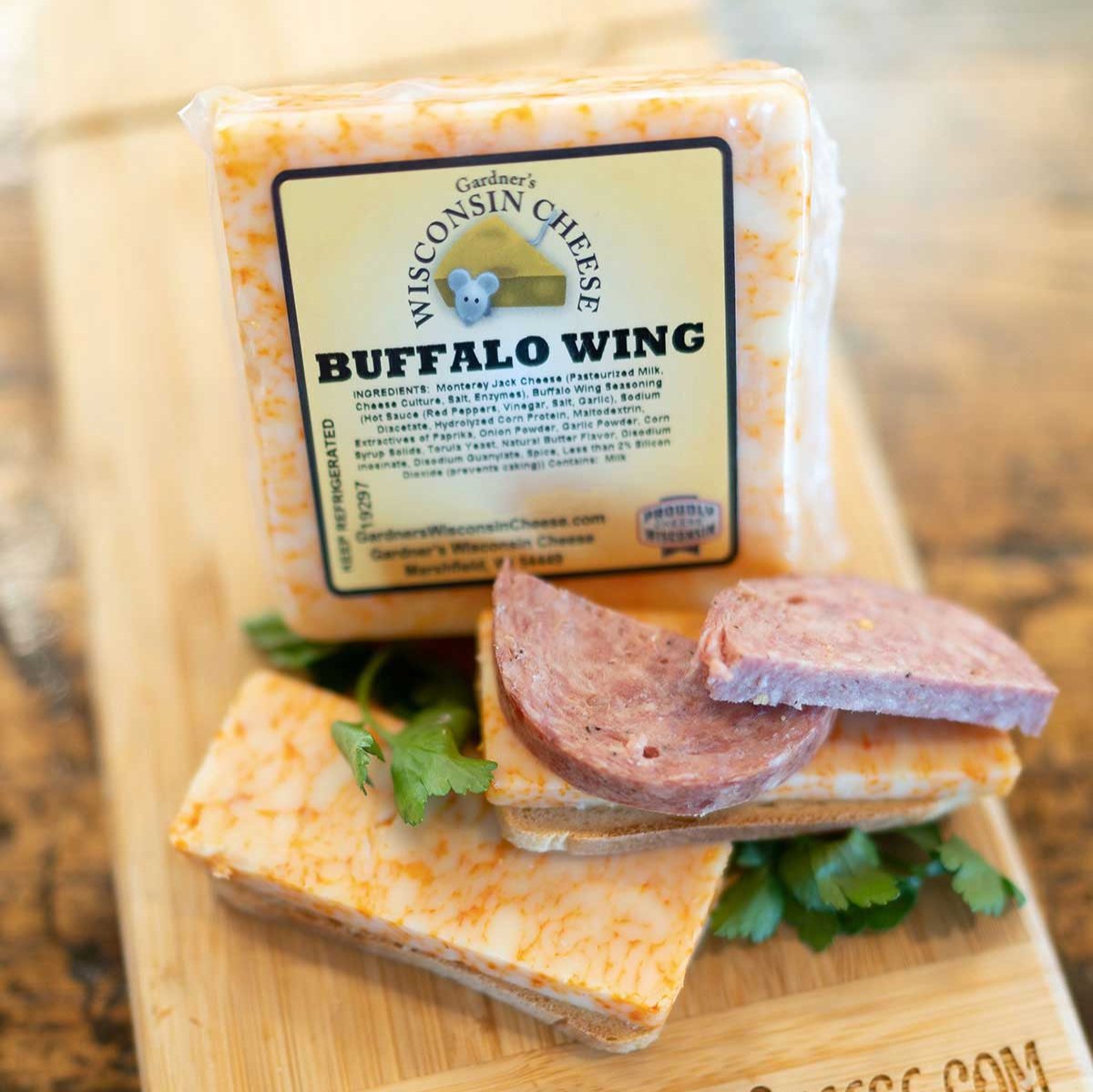 Buffalo Wing Cheese - Gardners Wisconsin Cheese and Sausage