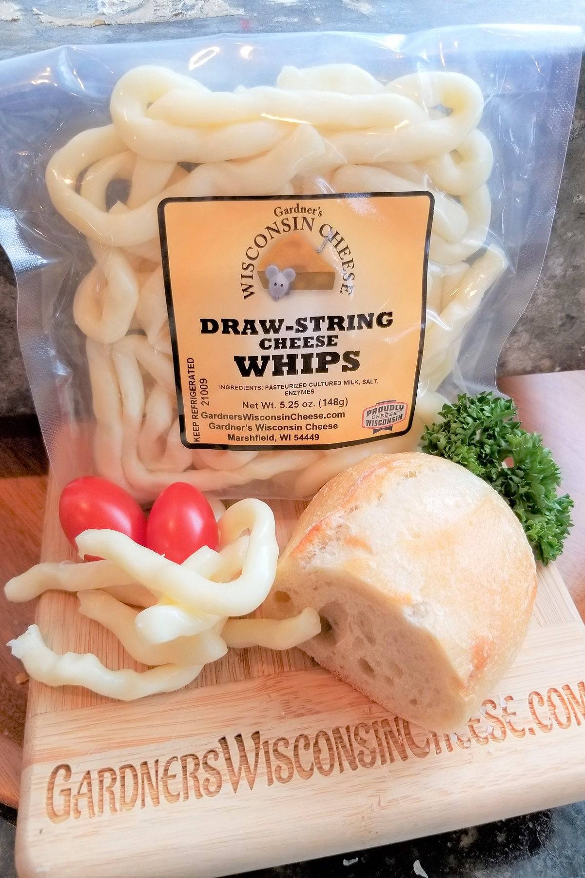 Draw - String - Cheese Whips - Gardners Wisconsin Cheese and Sausage